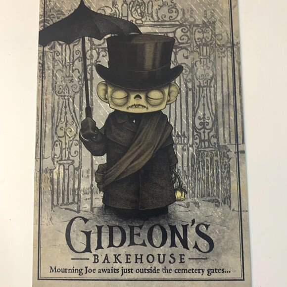 Gideon's Bakehouse Menu Card Mourning Joe April 2023 Disney Springs New - Picture 1 of 2